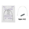 LYuen 10Pcs Dental Heat Activated NiTi Archwires – Thermal Activated Natural Form Orthodontic Arc, Round/Rectangular for Teeth Braces, Multiple Sizes Upper/Lower