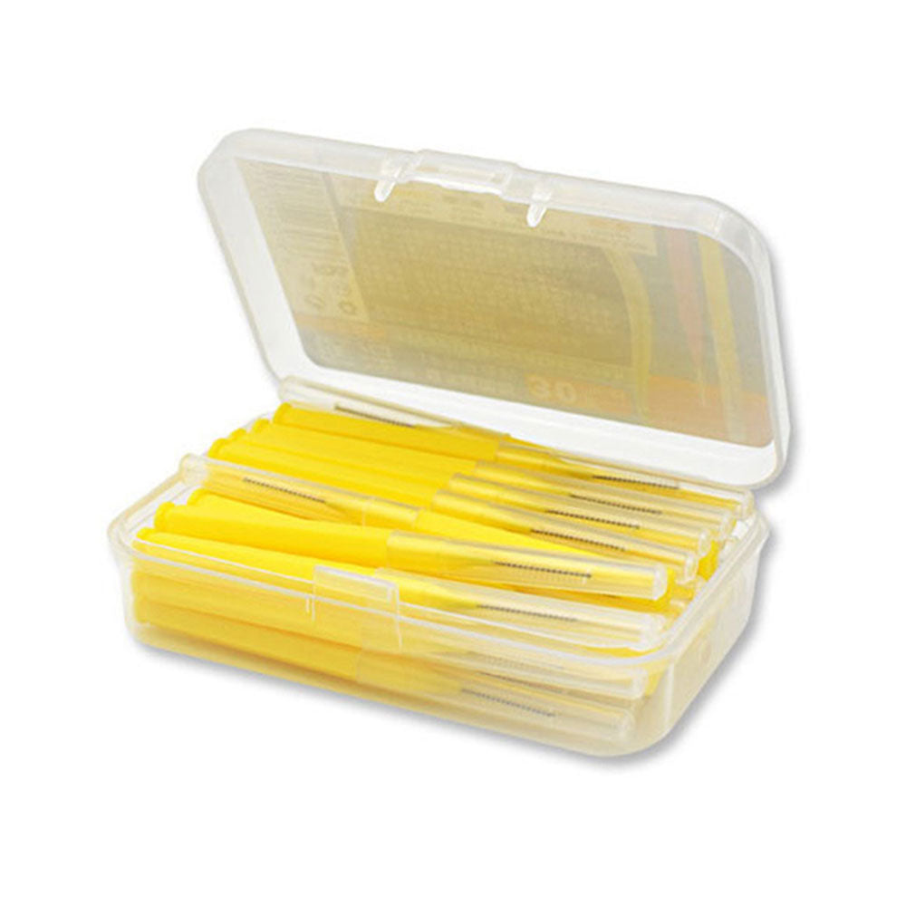 LYuen 30Pcs Dental Floss Picks Set – Portable Interdental Brushes for Deep Cleaning, Plastic Handle Travel Oral Care Kit