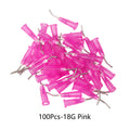 LYuen Dental Irrigation Bent Needle Tips 100pcs/Box Flexible Design Acid Etchant Resin Delivery Dentist Consumables Syringe Tips