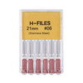 LYuen Hand Use H Files 21mm/25mm Stainless Steel High Filing Efficiency Dentist Endodontic Root Canal Treatment Multiple Sizes Available