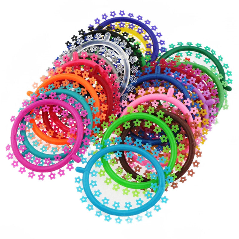 LYuen 1000Pcs Orthodontic Ligature Ties – Cartoon O-Ring Elastic Bands Flower/Kitty Cat/Mickey Shapes, Medical Grade Rubber for Archwire Braces (Multi-Colored)