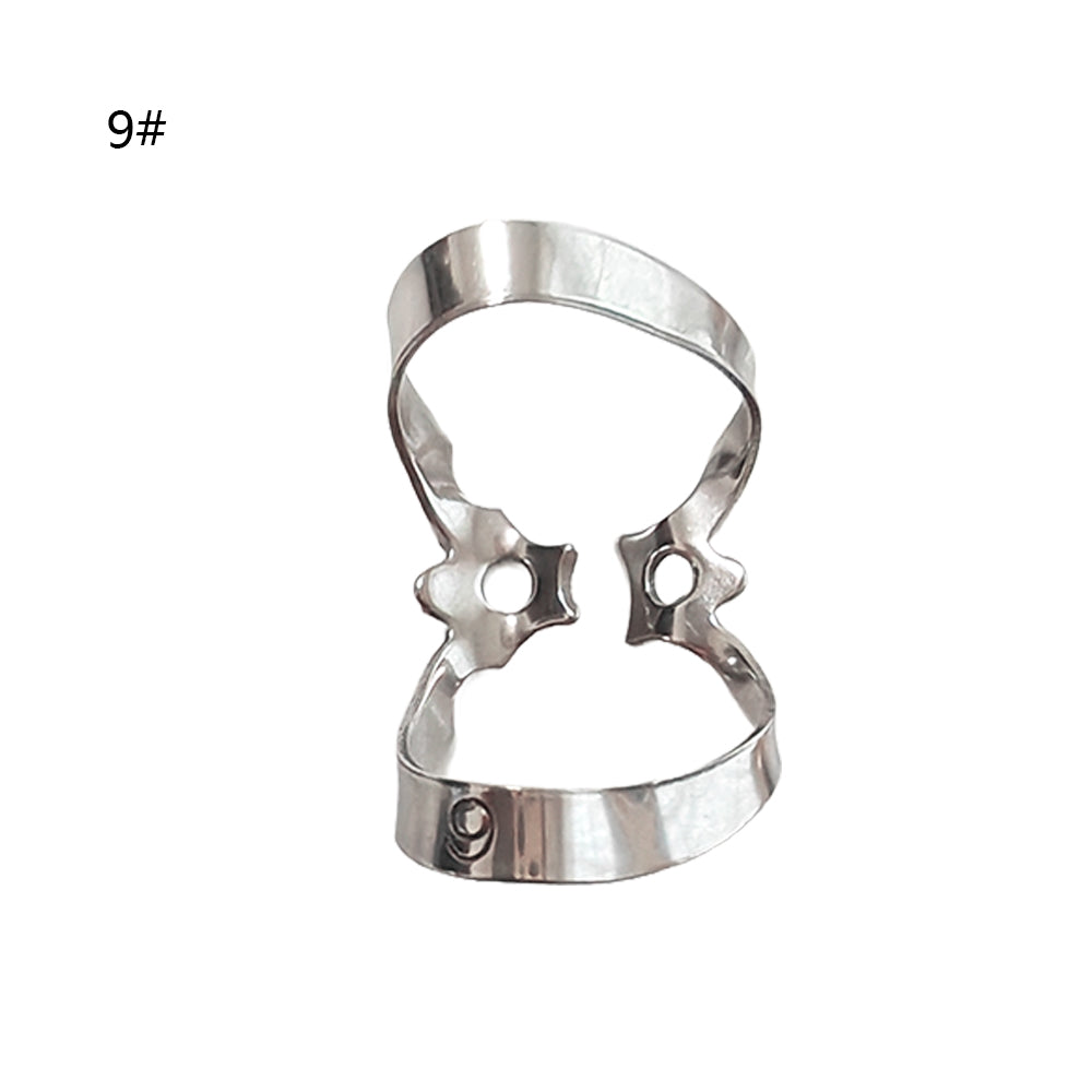 LYuen 1Pc Dental Rubber Dam Clamp – Stainless Steel Endodontic Restorative Barrier Clip, 50 Sizes Available, Fully Autoclavable Reusable for Molar Teeth