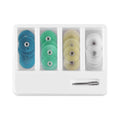 LYuen Autoclavable Polishing Discs-Dental Polishing Discs +Mandrel,Autoclavable Polishing Discs,Dental Consumables for Lab & Clinic(Mixed Grits)