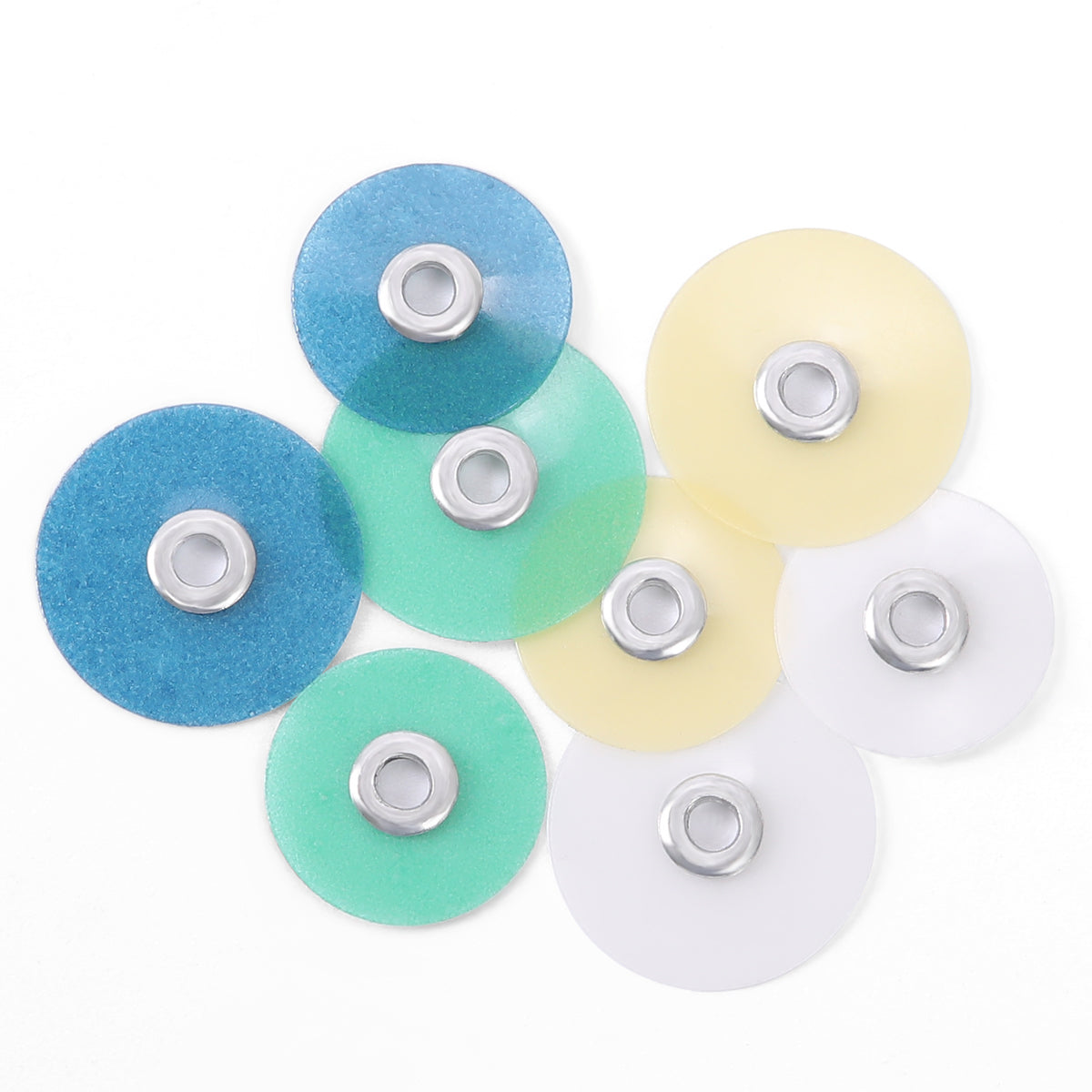 LYuen Autoclavable Polishing Discs-Dental Polishing Discs +Mandrel,Autoclavable Polishing Discs,Dental Consumables for Lab & Clinic(Mixed Grits)