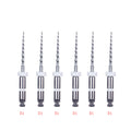 LYuen Dental Retreatment NiTi Files D1-D3 6pcs/Box Rotary Endodontic Files Remove Root Canal Filling Material Dentist Retreatment Instruments
