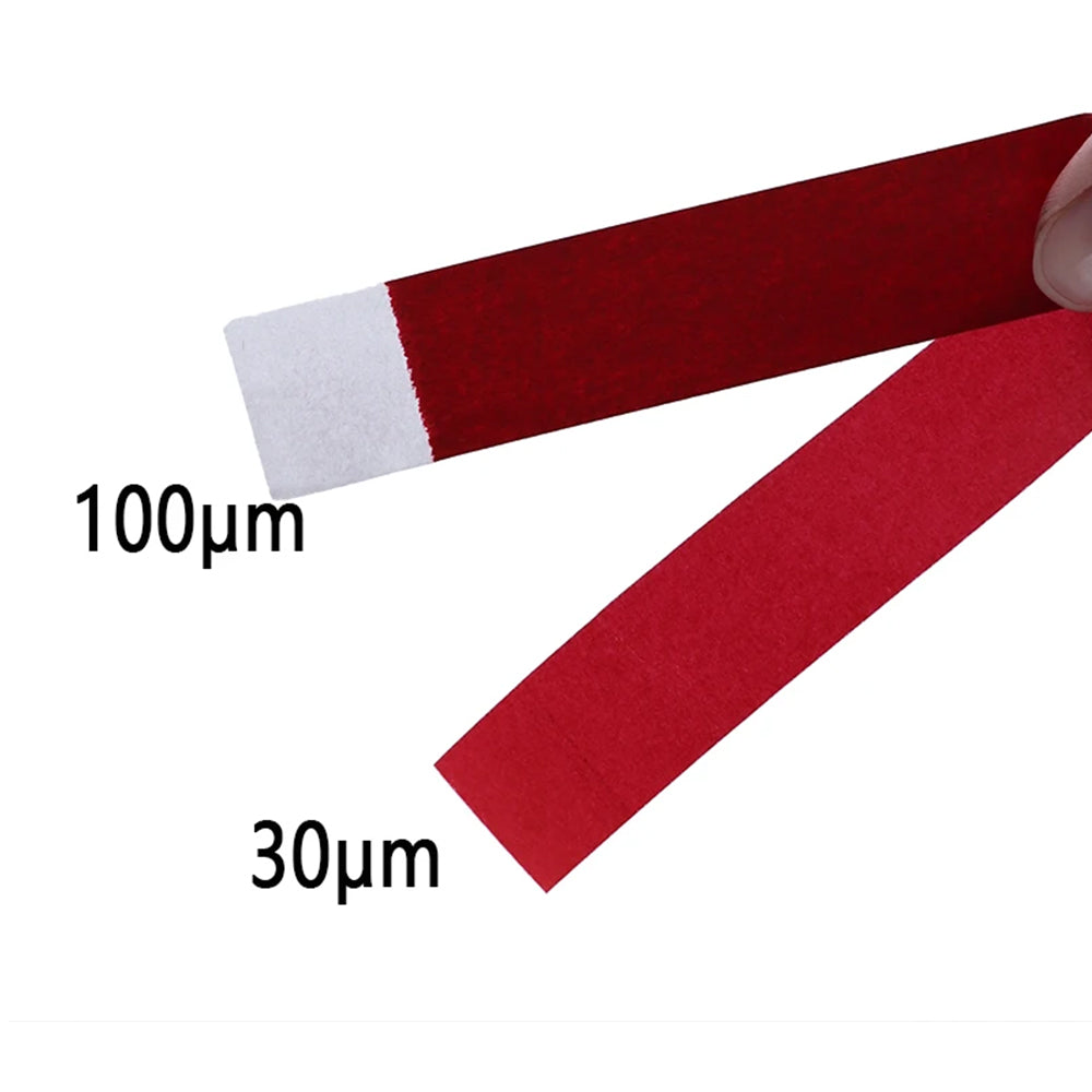 LYuen Dental Articulating Paper Red Blue Two Colors 30μm/100μm Thickness Optional Wax-Coated Paper Dentist Occlusion Examination 200/400 Sheets/Box