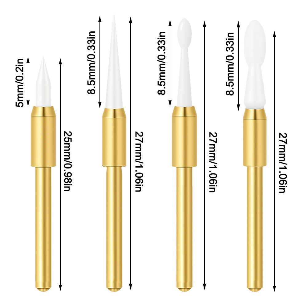 LYuen Ceramic Soft Tissue Trimmer Burs – Gingiva & Hyperplasia Removal, Calculus Cleaning Tool, FG 1.6mm for High Speed Handpiece, Gentle on Gums (Dental Surgery)