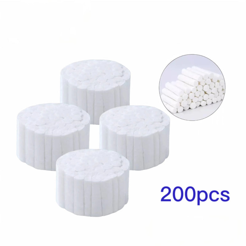 LYuen Dental Cotton Rolls Highly Absorbent Cotton Material Dentist Oral Treatment Supplies 200pcs/1000pcs Available