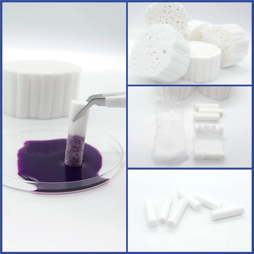 LYuen Dental Cotton Rolls Highly Absorbent Cotton Material Dentist Oral Treatment Supplies 200pcs/1000pcs Available