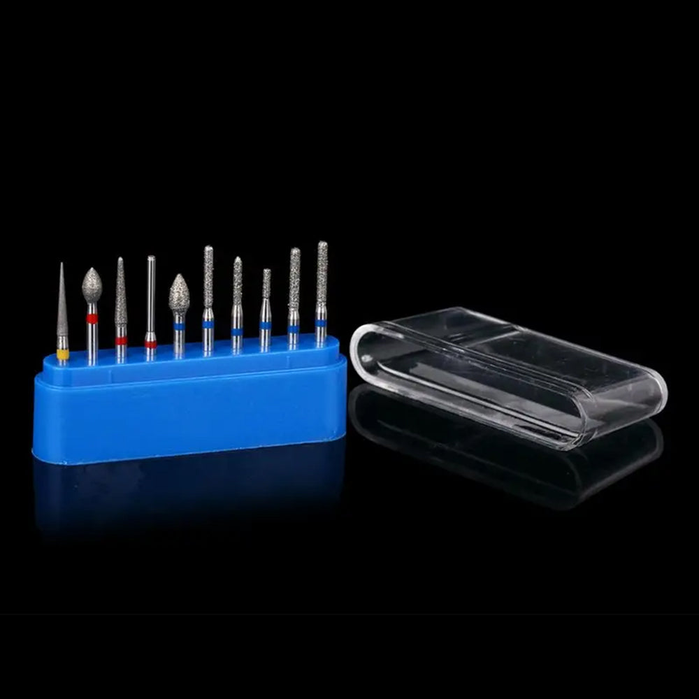 LYuen Dental Diamond FG Burs Kit Set – Full Series FG-101 to FG-117 for Crown/Cavity/Inlay/Ceramic/Composite Preparation, Polishing & Restoration, High Speed Handpiece Tools