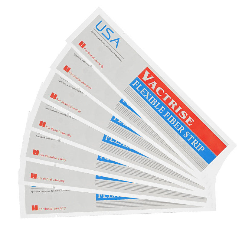 LYuen Dental Fiber Splint – Glass Flexible Fiber Strip for Periodontal Splinting & Trauma Teeth Fixation, Light Cure Composite Bonding, Dentistry Material (1pc/7pcs)