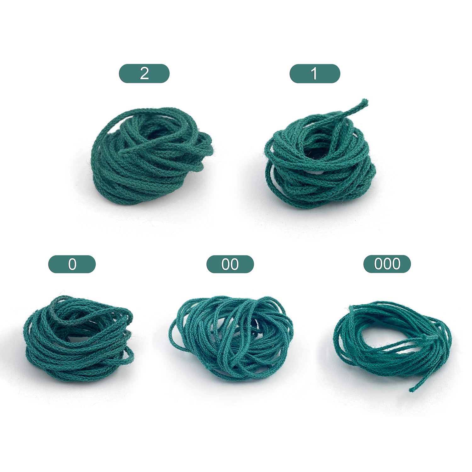LYuen Non-Medicated Gingival Retraction Cord Knitted Cotton Multi-Sizes Dentist Impression Gum Tissue Management Single-Use