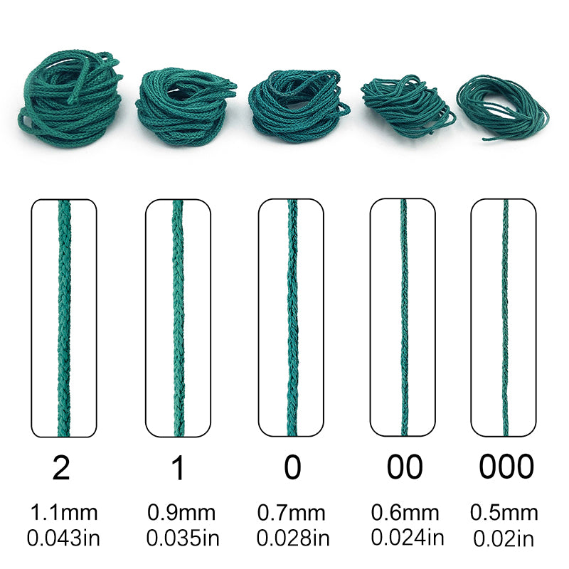 LYuen Non-Medicated Gingival Retraction Cord Knitted Cotton Multi-Sizes Dentist Impression Gum Tissue Management Single-Use