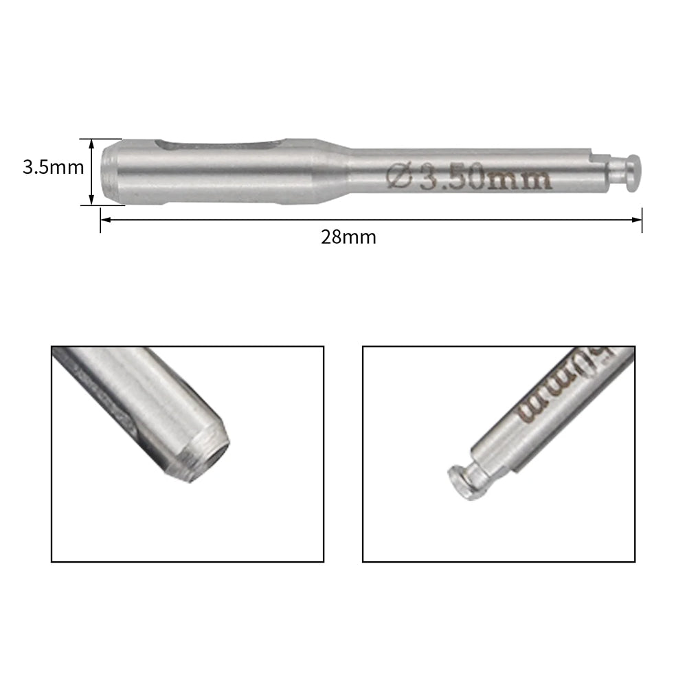 LYuen 1pc Dental Implant Tissue Punch – Stainless Steel Gingival Ring Cutter, Low Speed Handpiece Surgical Instrument, Autoclavable (3-7mm Sizes Available)