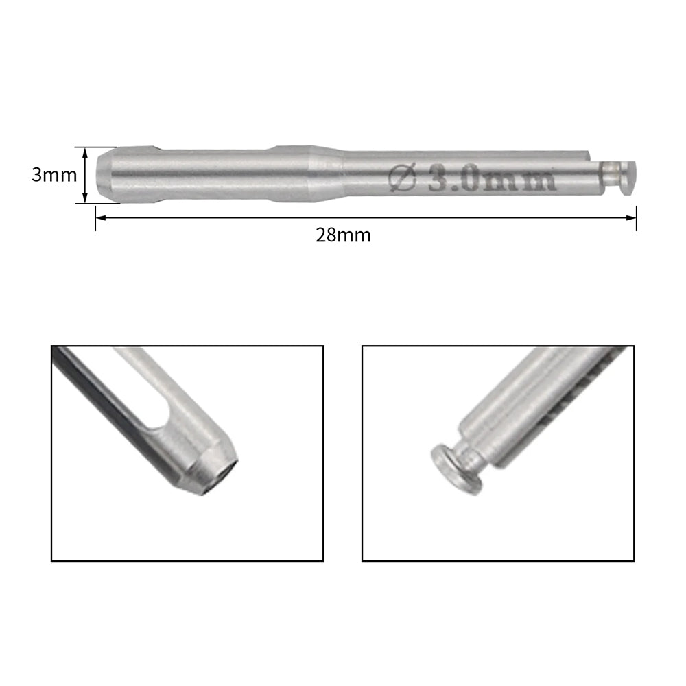 LYuen 1pc Dental Implant Tissue Punch – Stainless Steel Gingival Ring Cutter, Low Speed Handpiece Surgical Instrument, Autoclavable (3-7mm Sizes Available)