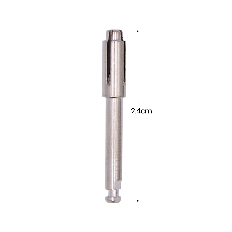 LYuen 8Pcs Dental Mandrel – Flexi Disc Clip Chuck, RA Shank Polishing Disk Holder for Dental Lab, Stainless Steel