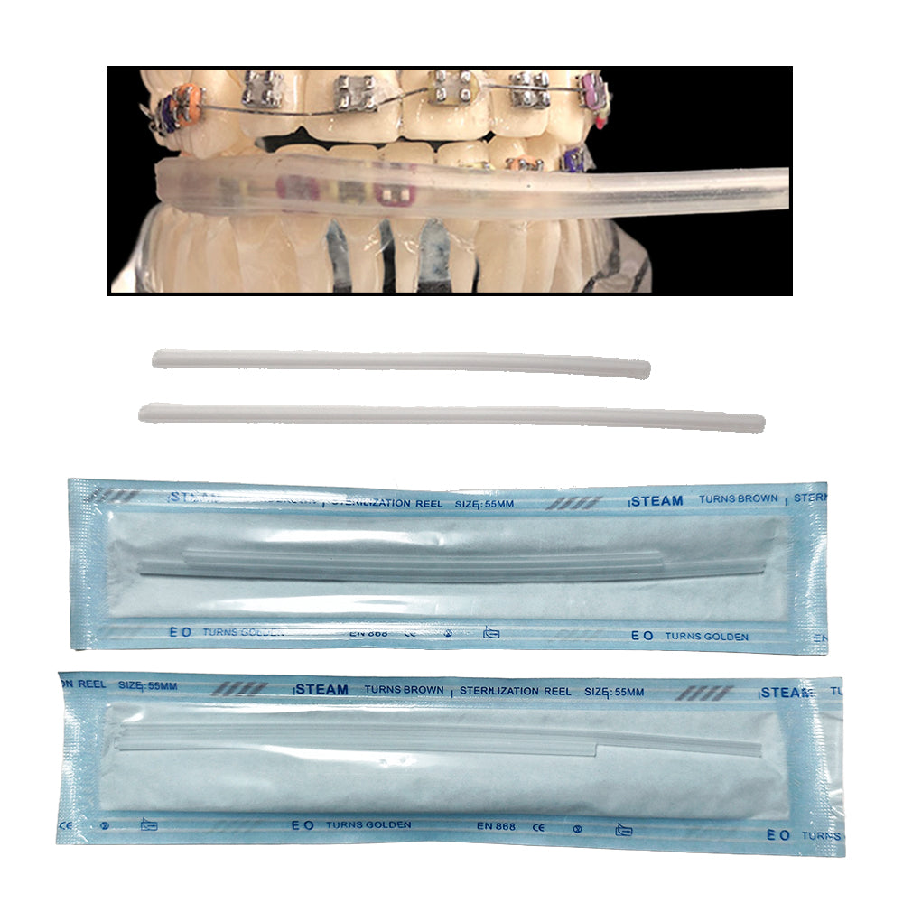 LYuen 1 Set Orthodontic Cheek Tube Protective Cover – Comfortable Lip Guard/Tooth Guard, Soft Plastic Braces Shield for Metal Components & Wires, Orthodontic Accessory