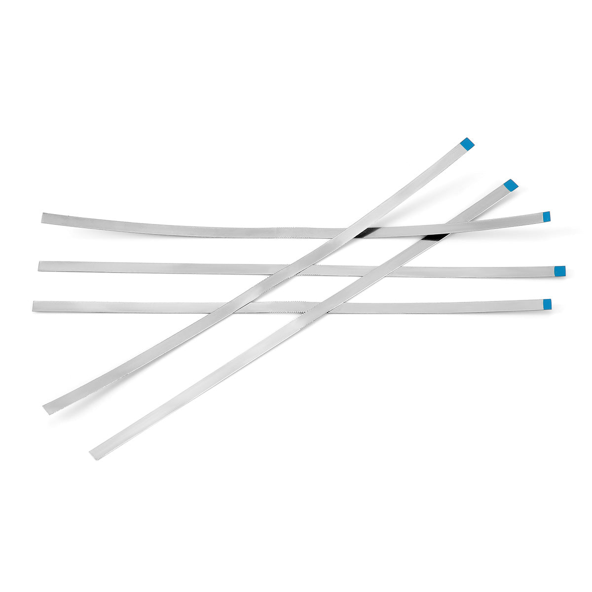 LYuen 5Pcs Dental Diamond Polishing Strips – Orthodontic IPR Strips for Interproximal Enamel Reduction, Blue Medium/Red Fine/Yellow Extra Fine, Stainless Steel with Diamond