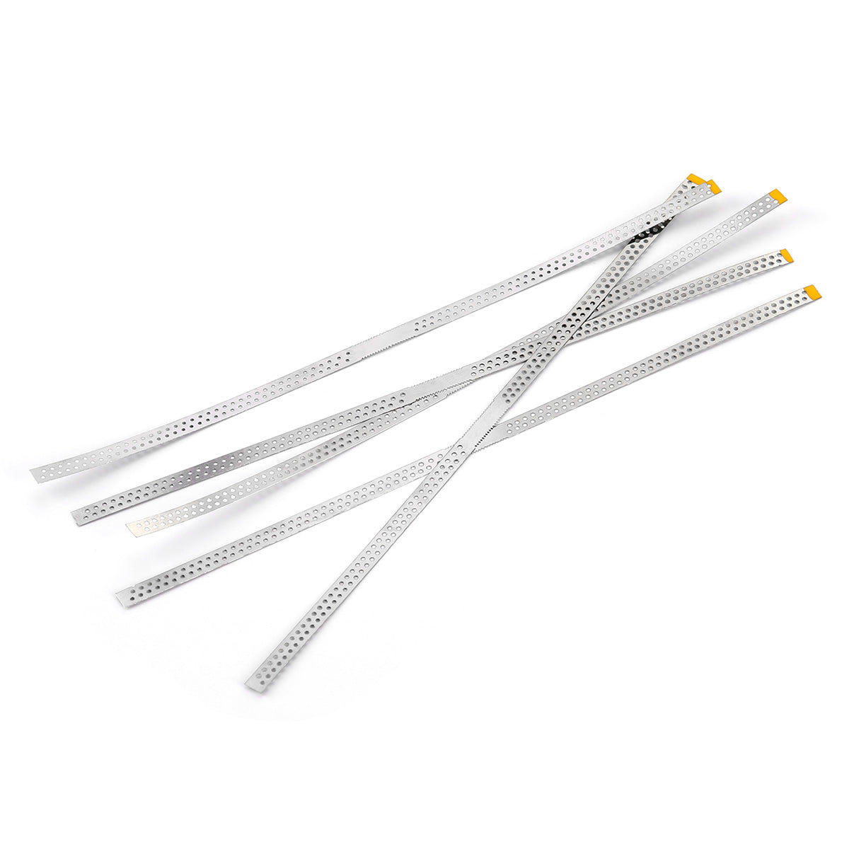 LYuen 5Pcs Dental Diamond Polishing Strips – Orthodontic IPR Strips for Interproximal Enamel Reduction, Blue Medium/Red Fine/Yellow Extra Fine, Stainless Steel with Diamond