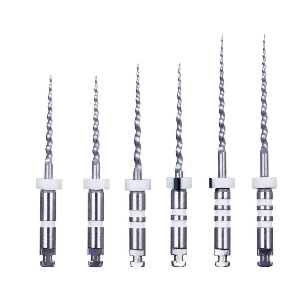LYuen Dental Retreatment NiTi Files D1-D3 6pcs/Box Rotary Endodontic Files Remove Root Canal Filling Material Dentist Retreatment Instruments