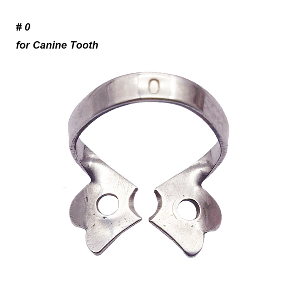 LYuen 1Pc Dental Rubber Dam Clamp – Stainless Steel Endodontic Restorative Barrier Clip, 50 Sizes Available, Fully Autoclavable Reusable for Molar Teeth