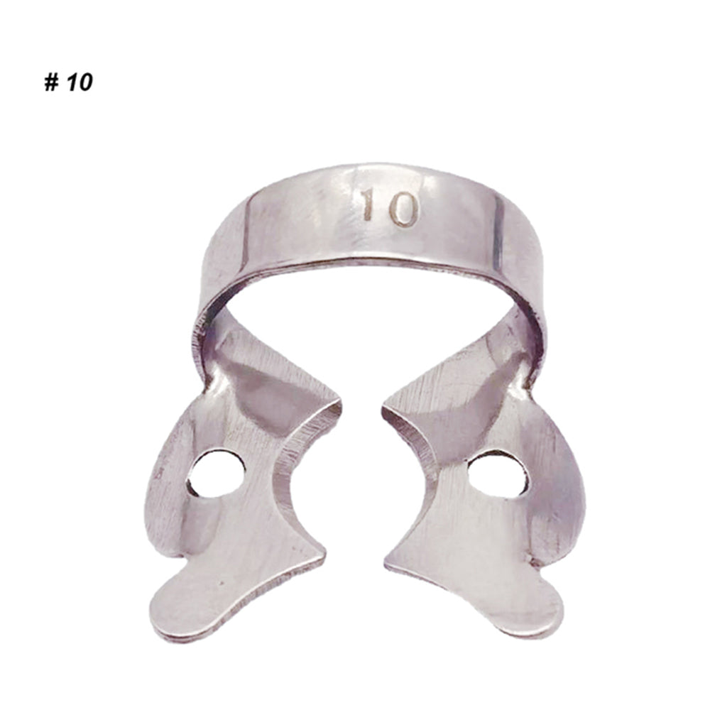 LYuen 1Pc Dental Rubber Dam Clamp – Stainless Steel Endodontic Restorative Barrier Clip, 50 Sizes Available, Fully Autoclavable Reusable for Molar Teeth