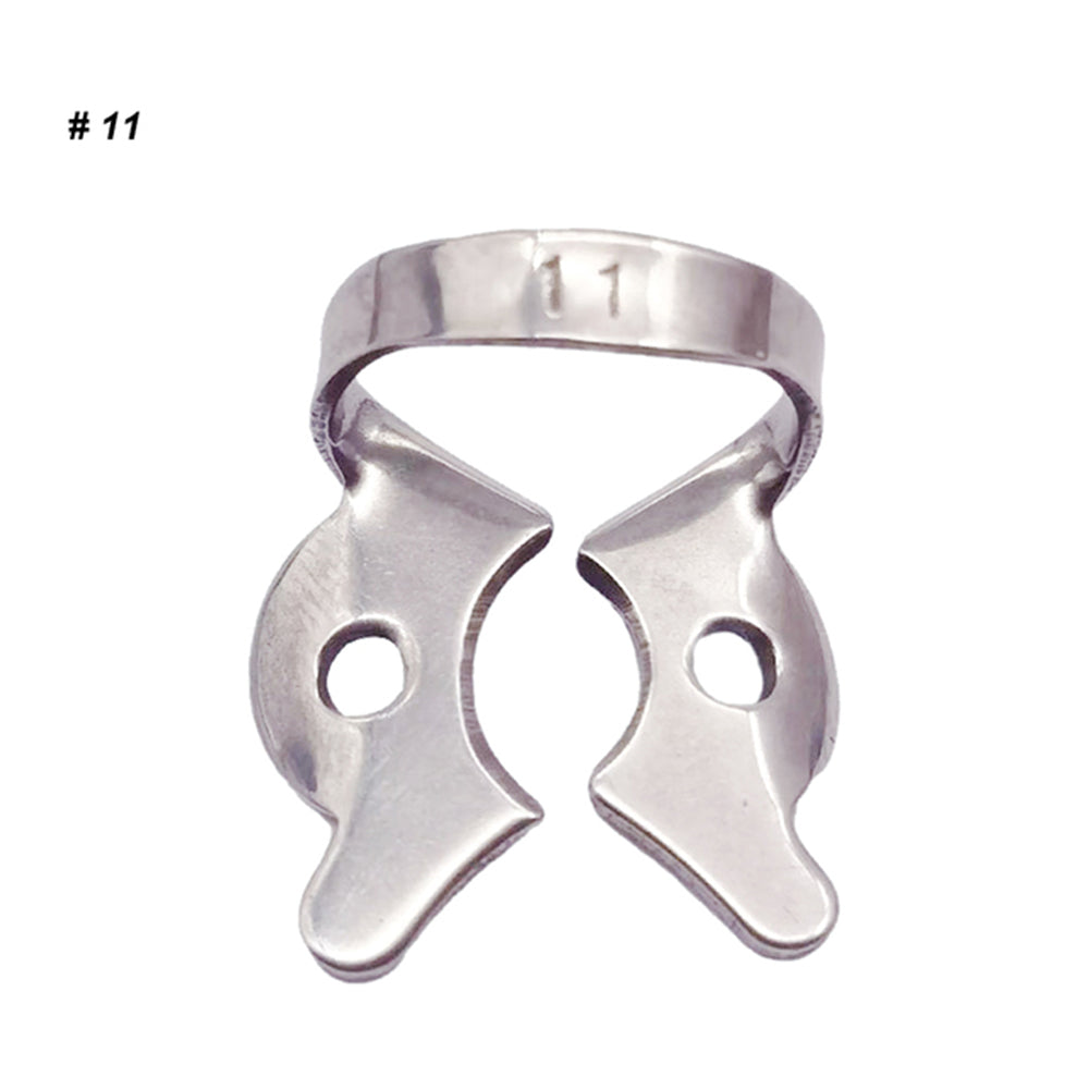 LYuen 1Pc Dental Rubber Dam Clamp – Stainless Steel Endodontic Restorative Barrier Clip, 50 Sizes Available, Fully Autoclavable Reusable for Molar Teeth