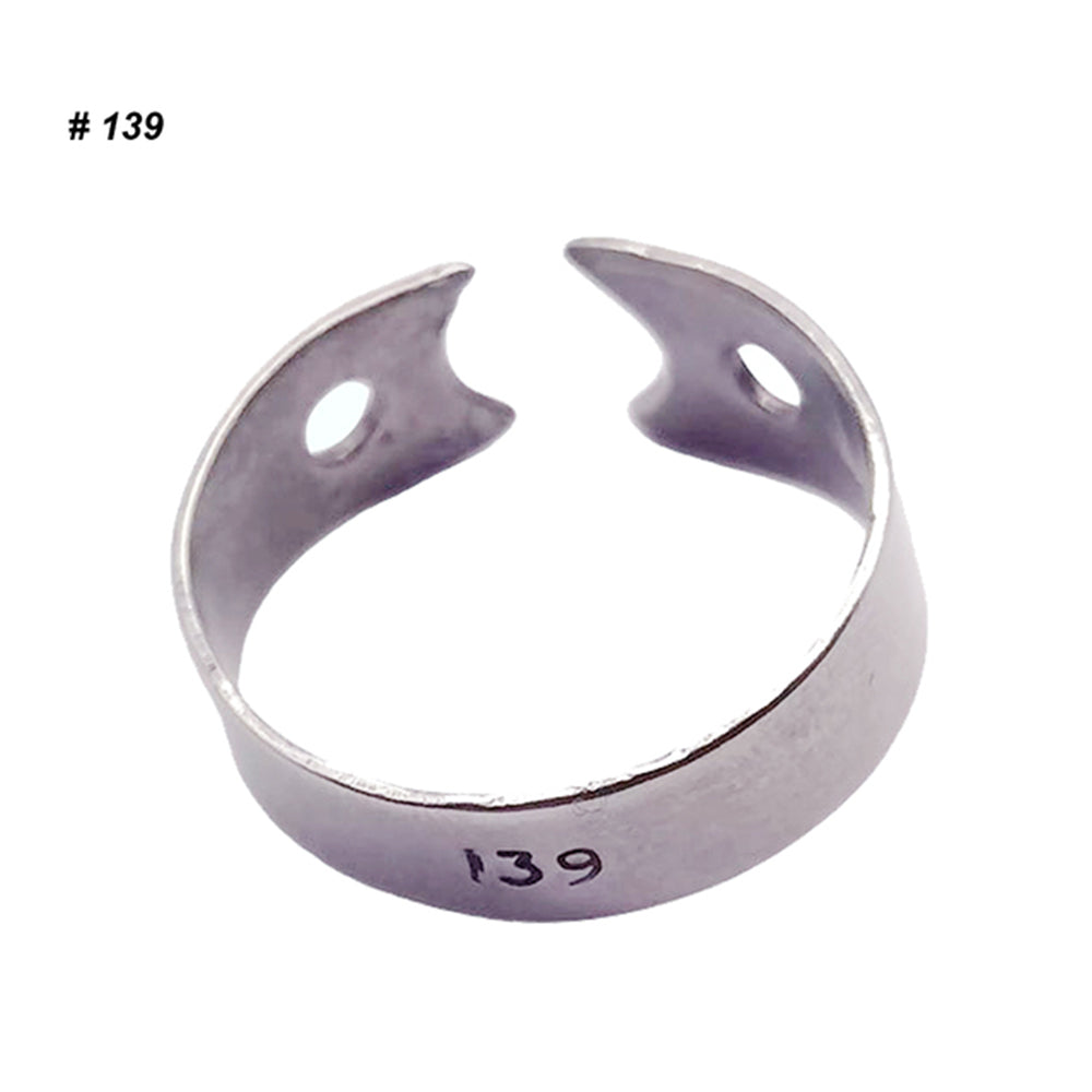 LYuen 1Pc Dental Rubber Dam Clamp – Stainless Steel Endodontic Restorative Barrier Clip, 50 Sizes Available, Fully Autoclavable Reusable for Molar Teeth