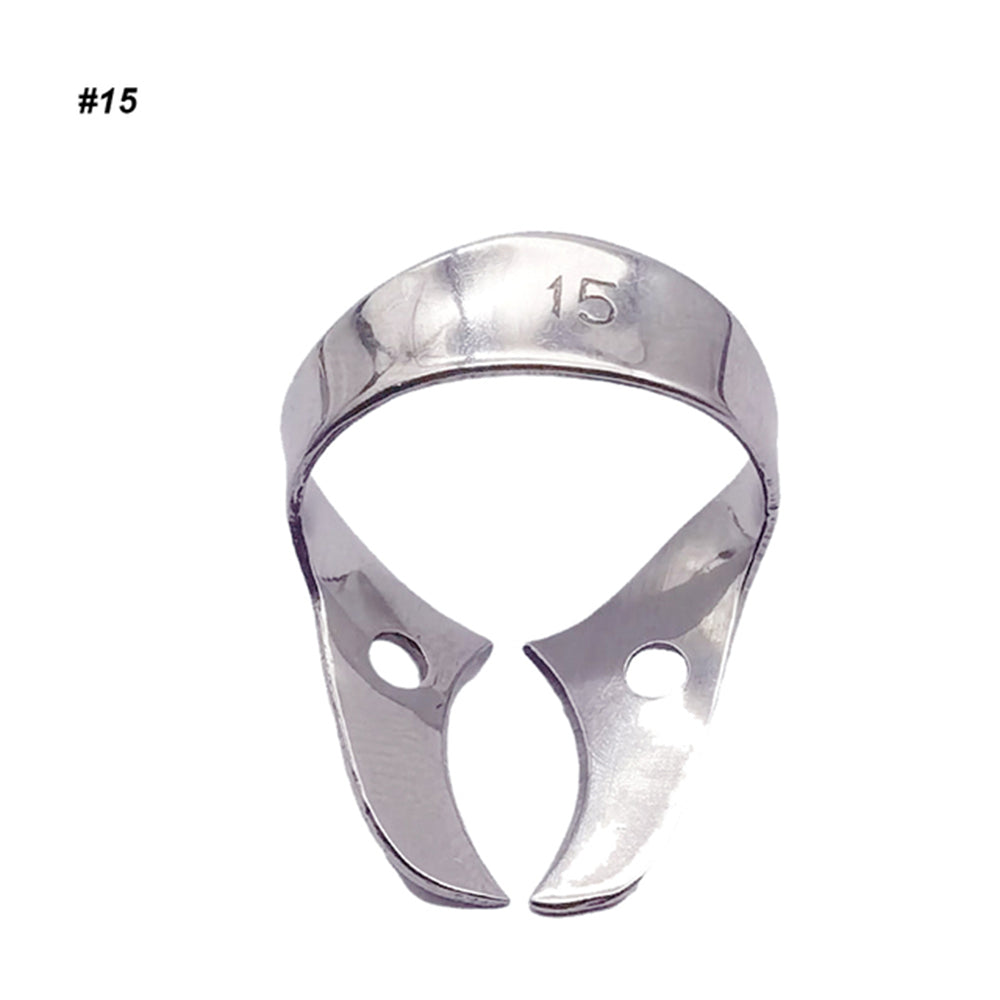 LYuen 1Pc Dental Rubber Dam Clamp – Stainless Steel Endodontic Restorative Barrier Clip, 50 Sizes Available, Fully Autoclavable Reusable for Molar Teeth