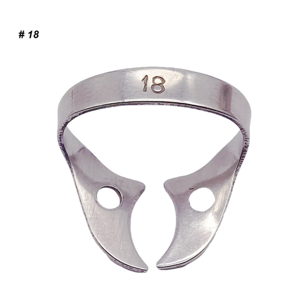 LYuen 1Pc Dental Rubber Dam Clamp – Stainless Steel Endodontic Restorative Barrier Clip, 50 Sizes Available, Fully Autoclavable Reusable for Molar Teeth