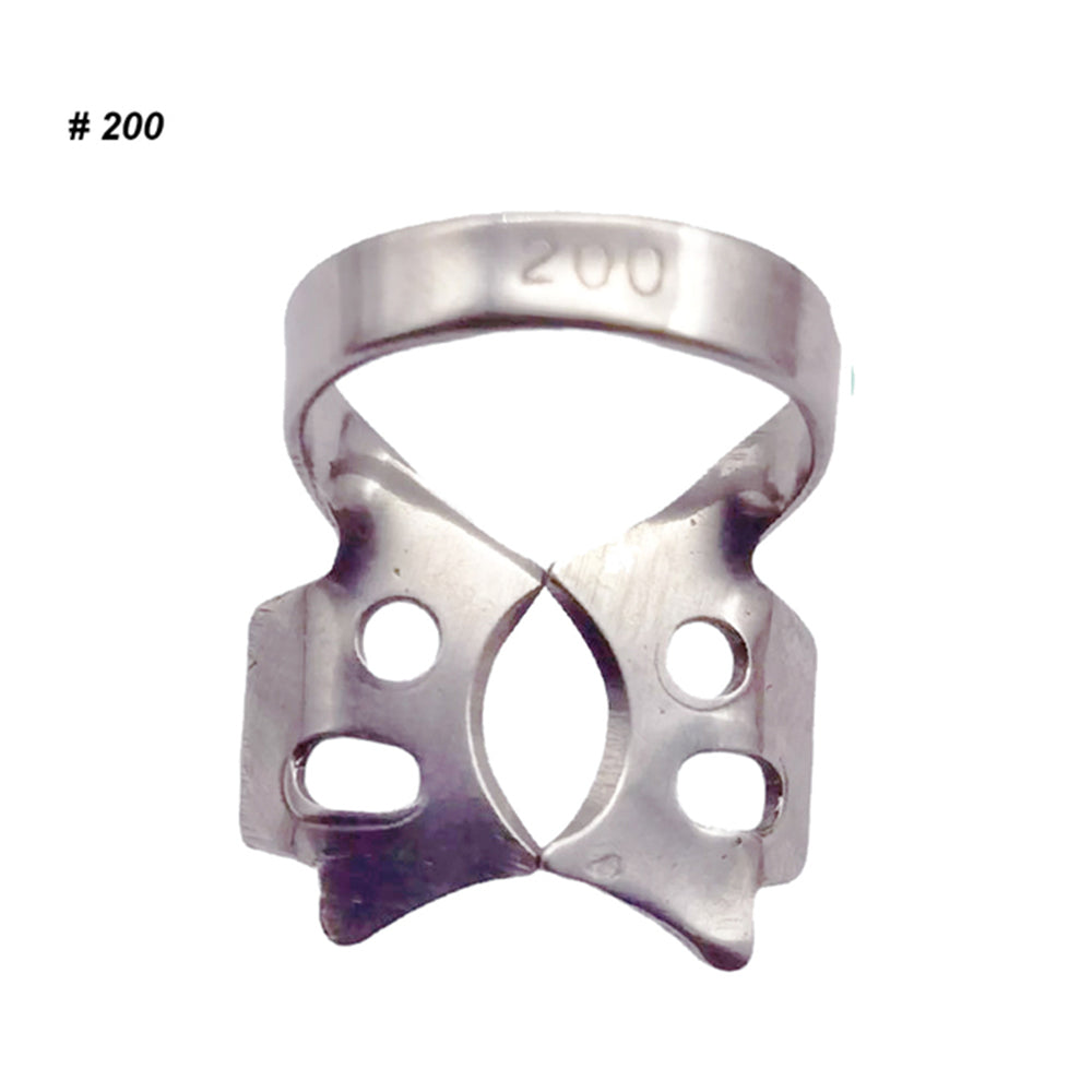 LYuen 1Pc Dental Rubber Dam Clamp – Stainless Steel Endodontic Restorative Barrier Clip, 50 Sizes Available, Fully Autoclavable Reusable for Molar Teeth