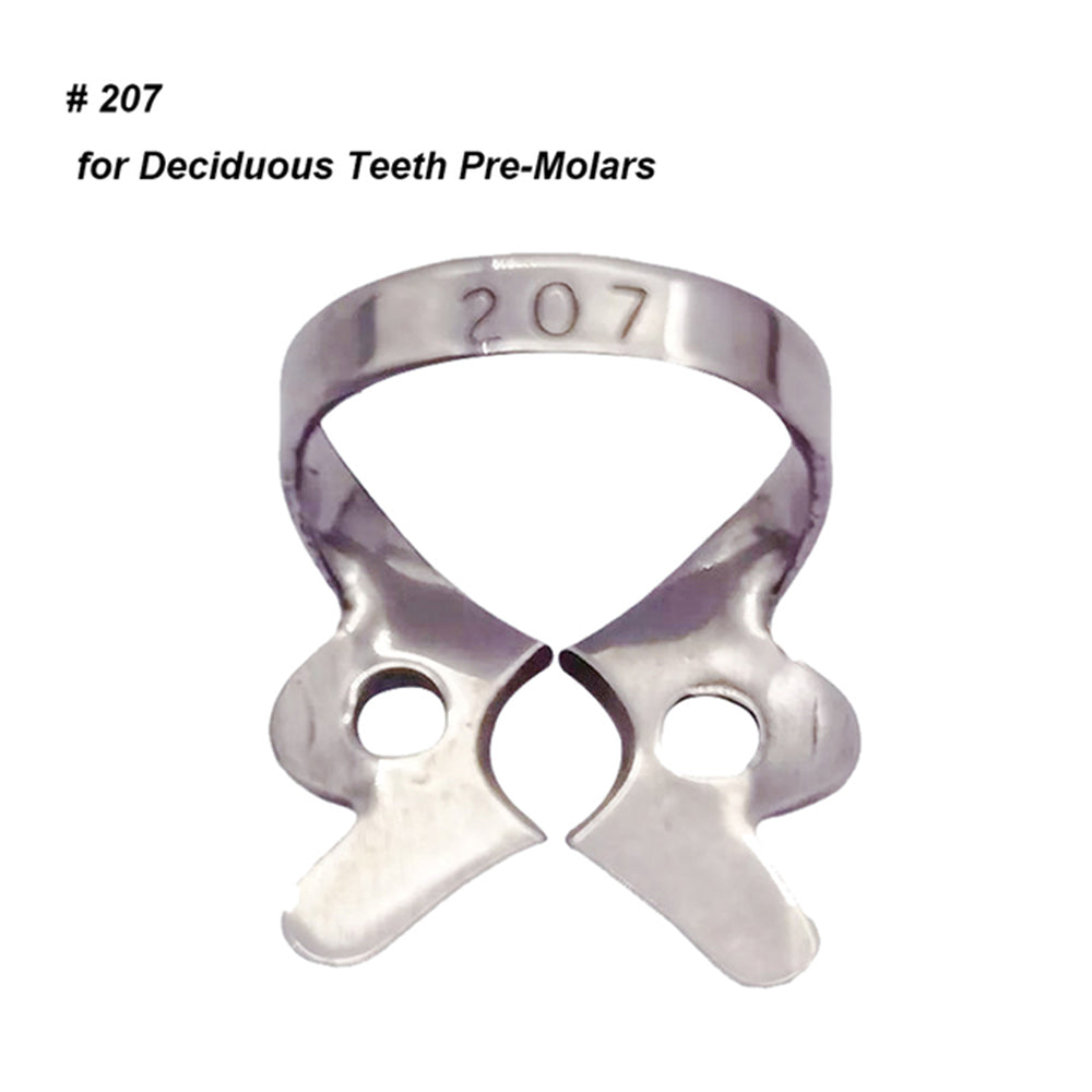 LYuen 1Pc Dental Rubber Dam Clamp – Stainless Steel Endodontic Restorative Barrier Clip, 50 Sizes Available, Fully Autoclavable Reusable for Molar Teeth