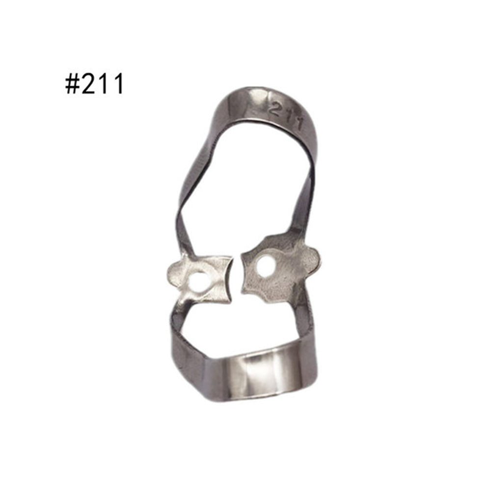 LYuen 1Pc Dental Rubber Dam Clamp – Stainless Steel Endodontic Restorative Barrier Clip, 50 Sizes Available, Fully Autoclavable Reusable for Molar Teeth