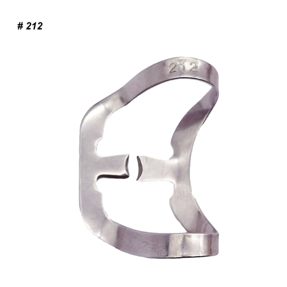 LYuen 1Pc Dental Rubber Dam Clamp – Stainless Steel Endodontic Restorative Barrier Clip, 50 Sizes Available, Fully Autoclavable Reusable for Molar Teeth