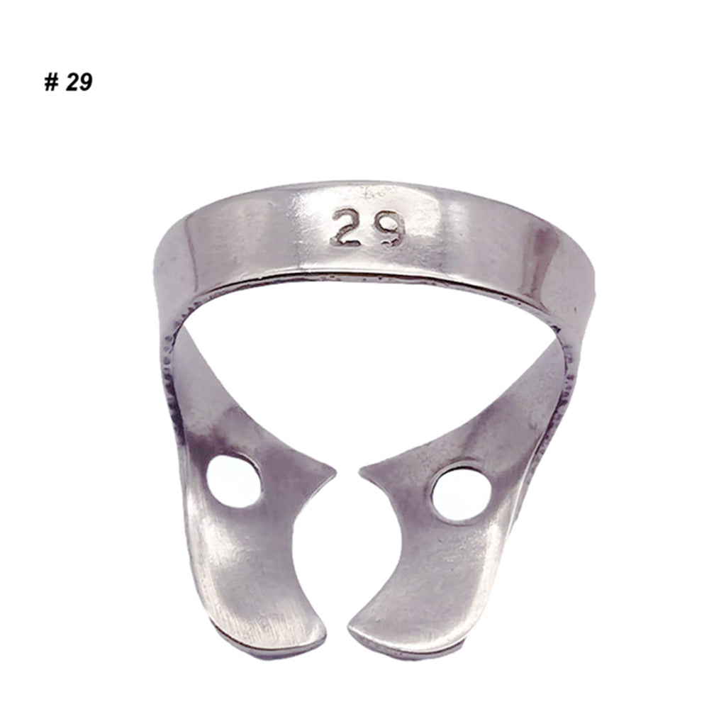 LYuen 1Pc Dental Rubber Dam Clamp – Stainless Steel Endodontic Restorative Barrier Clip, 50 Sizes Available, Fully Autoclavable Reusable for Molar Teeth