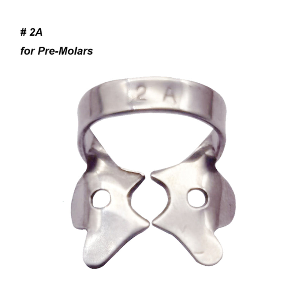 LYuen 1Pc Dental Rubber Dam Clamp – Stainless Steel Endodontic Restorative Barrier Clip, 50 Sizes Available, Fully Autoclavable Reusable for Molar Teeth