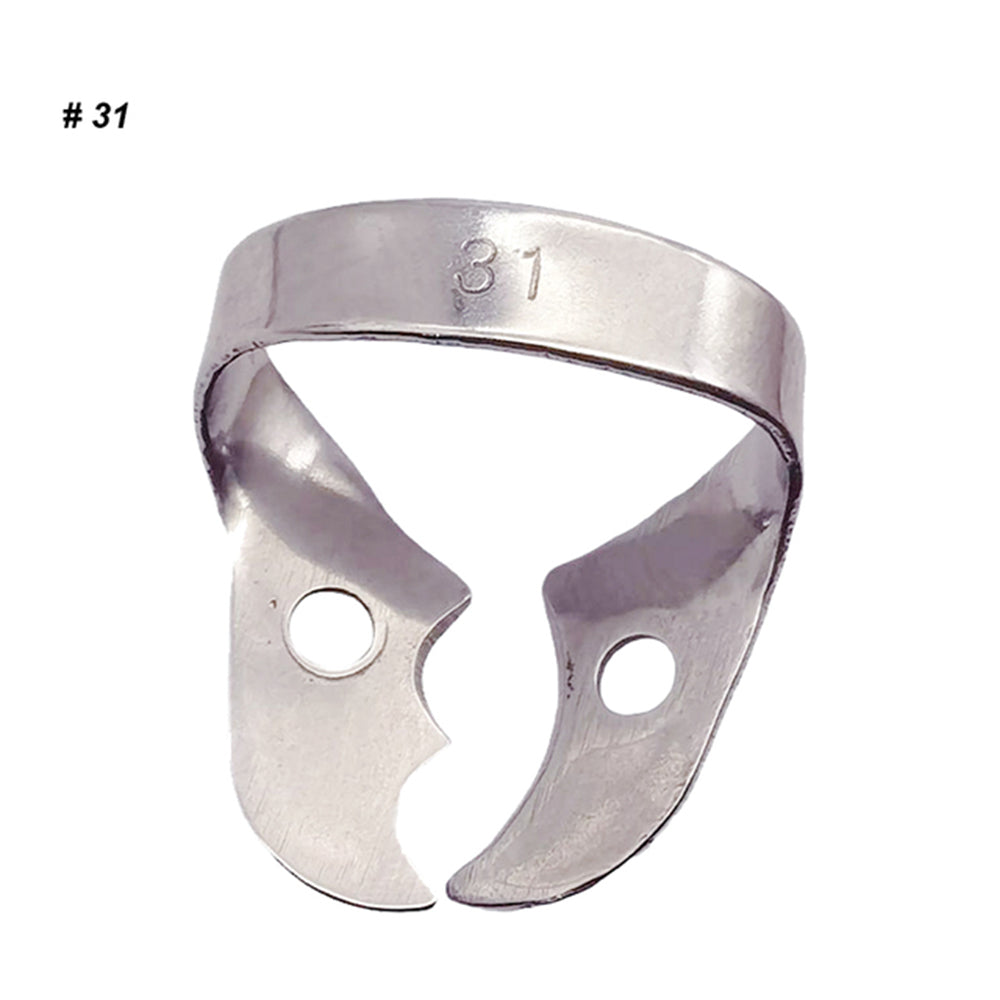 LYuen 1Pc Dental Rubber Dam Clamp – Stainless Steel Endodontic Restorative Barrier Clip, 50 Sizes Available, Fully Autoclavable Reusable for Molar Teeth