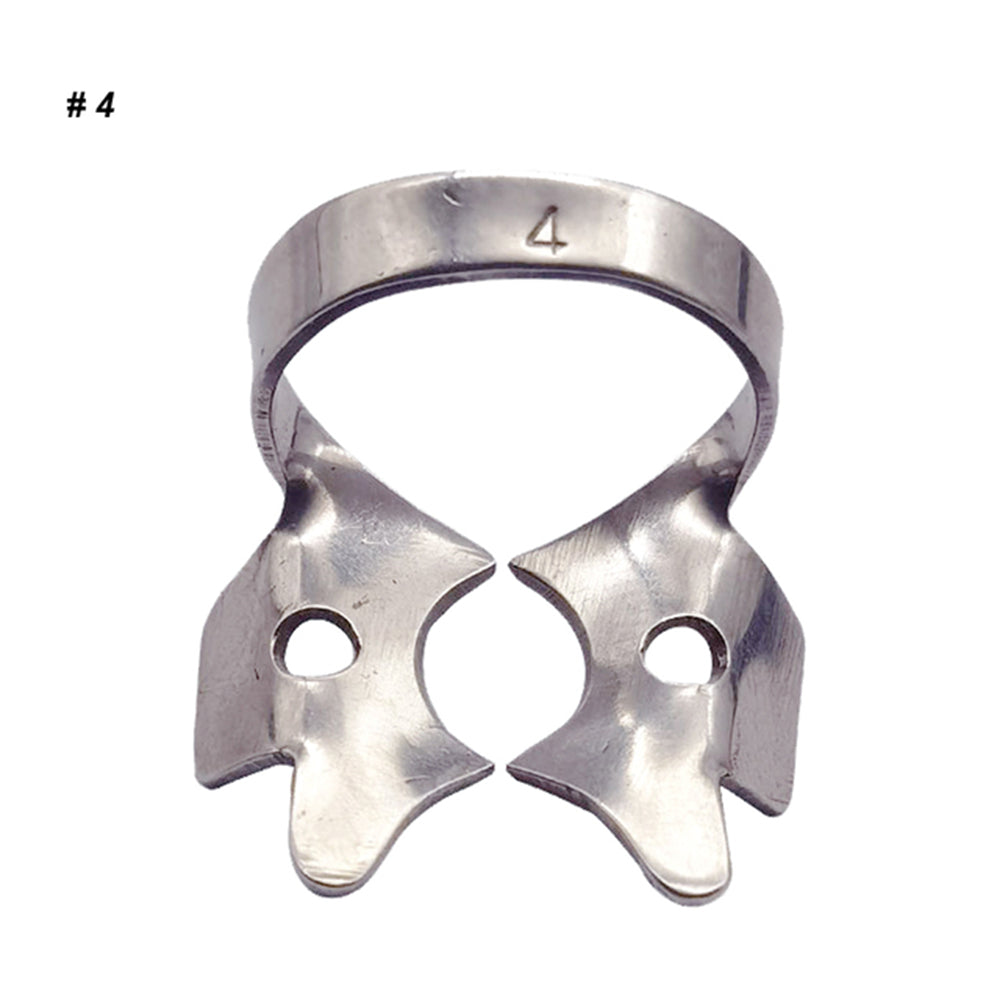 LYuen 1Pc Dental Rubber Dam Clamp – Stainless Steel Endodontic Restorative Barrier Clip, 50 Sizes Available, Fully Autoclavable Reusable for Molar Teeth