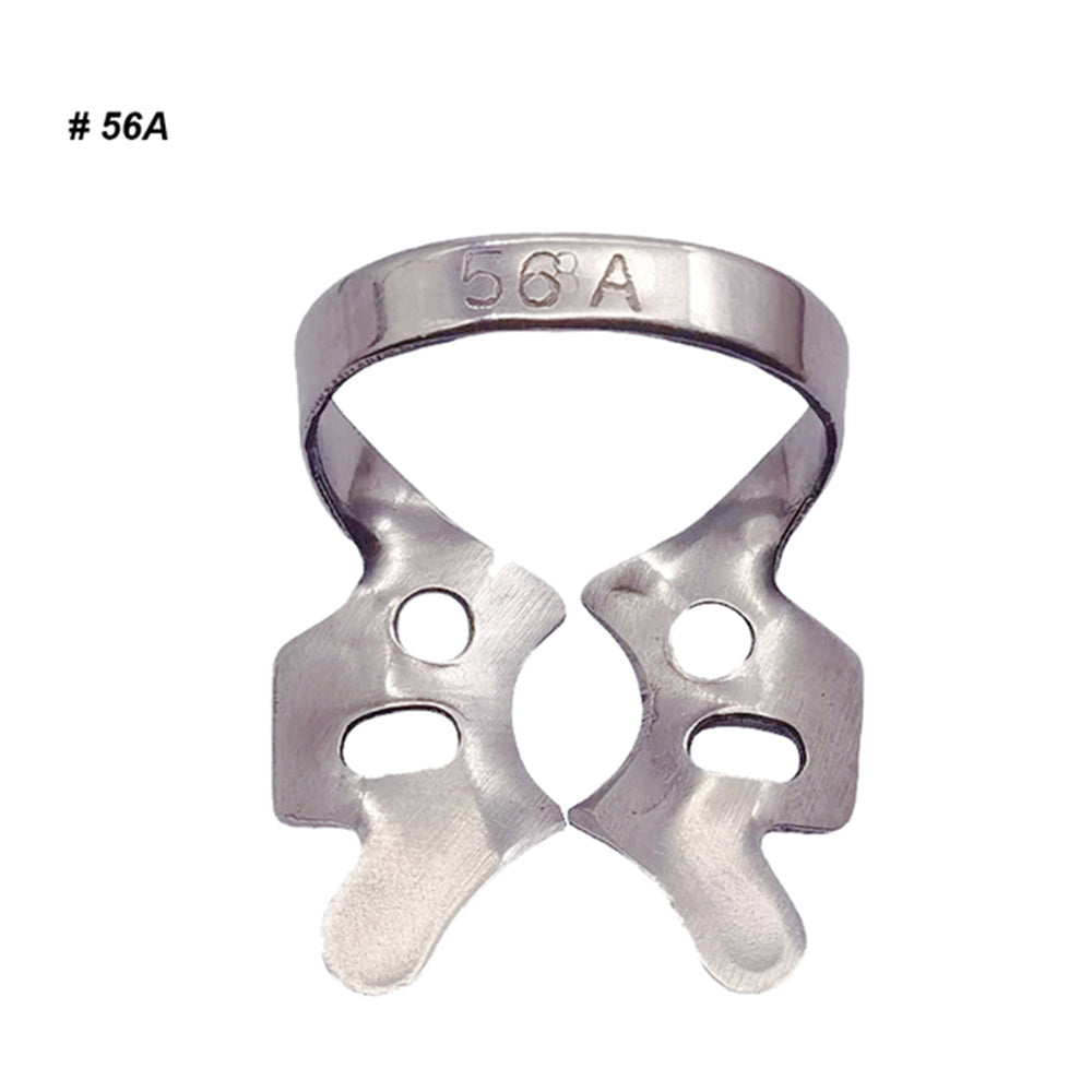 LYuen 1Pc Dental Rubber Dam Clamp – Stainless Steel Endodontic Restorative Barrier Clip, 50 Sizes Available, Fully Autoclavable Reusable for Molar Teeth