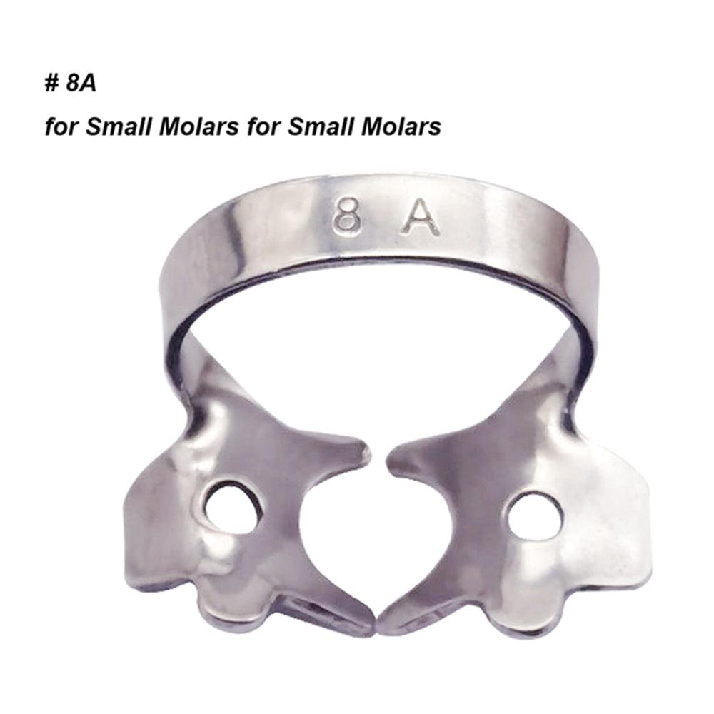 LYuen 1Pc Dental Rubber Dam Clamp – Stainless Steel Endodontic Restorative Barrier Clip, 50 Sizes Available, Fully Autoclavable Reusable for Molar Teeth