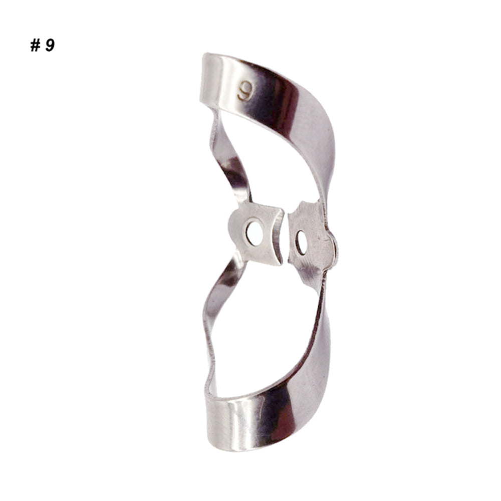 LYuen 1Pc Dental Rubber Dam Clamp – Stainless Steel Endodontic Restorative Barrier Clip, 50 Sizes Available, Fully Autoclavable Reusable for Molar Teeth