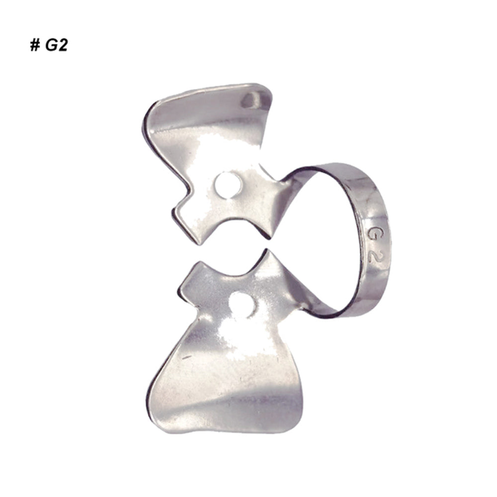 LYuen 1Pc Dental Rubber Dam Clamp – Stainless Steel Endodontic Restorative Barrier Clip, 50 Sizes Available, Fully Autoclavable Reusable for Molar Teeth