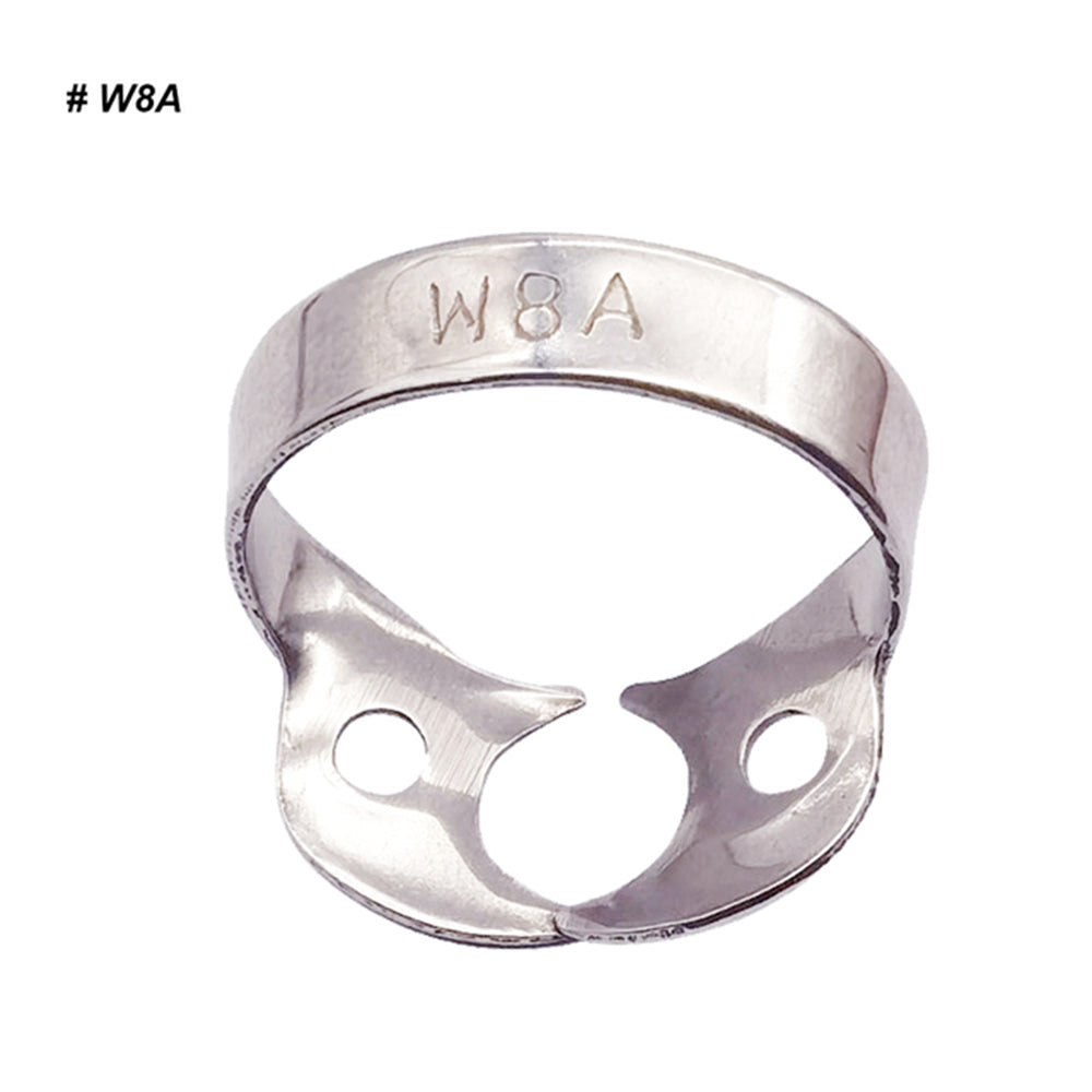 LYuen 1Pc Dental Rubber Dam Clamp – Stainless Steel Endodontic Restorative Barrier Clip, 50 Sizes Available, Fully Autoclavable Reusable for Molar Teeth