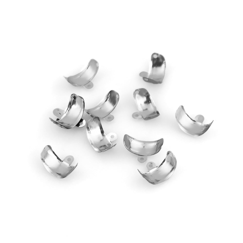 "LYuen Sectional Contoured Matrix System – 100Pcs Metal Matrices M4 (3.5-6.5mm) + Nickel Titanium Clamping Rings R6, Autoclavable 135°C for Restorative Dentistry  "