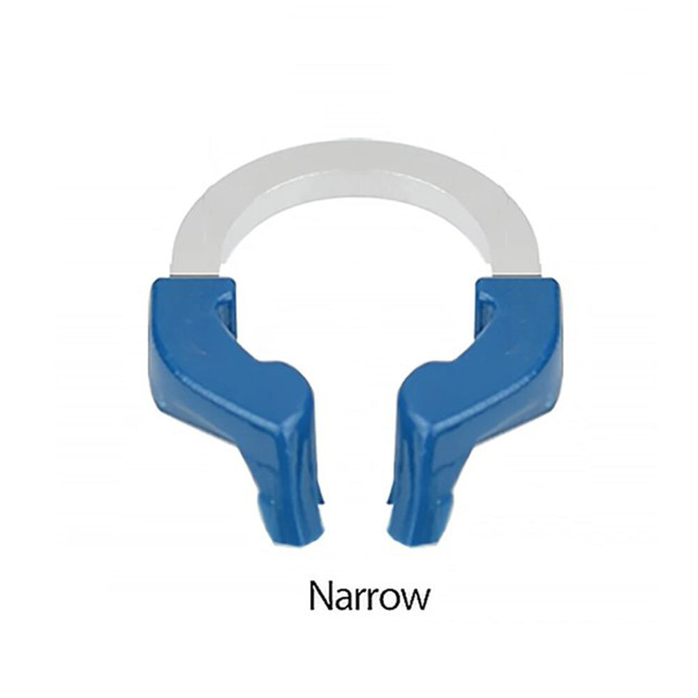 "LYuen Sectional Contoured Matrix System – 100Pcs Metal Matrices M4 (3.5-6.5mm) + Nickel Titanium Clamping Rings R6, Autoclavable 135°C for Restorative Dentistry  "