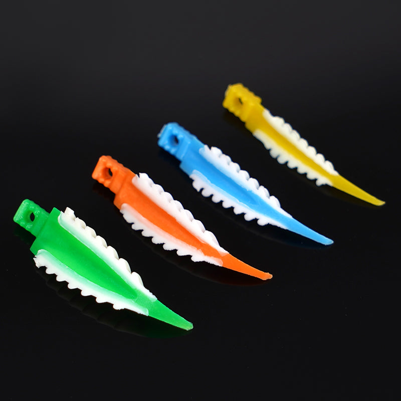 LYuen 40/100Pcs Silicone Interdental Wedges – Composite Sealing Wedges for Tooth Restoration, Autoclavable, 4 Sizes (25 Each), Dentistry Adaptive Material