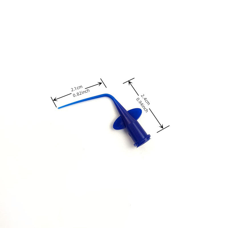 LYuen Endo Irrigation Needle Tip 0.25mm Fine Diameter Single-Use Flexible Plastic Dentist Root Canal Therapy Disposable 50pcs