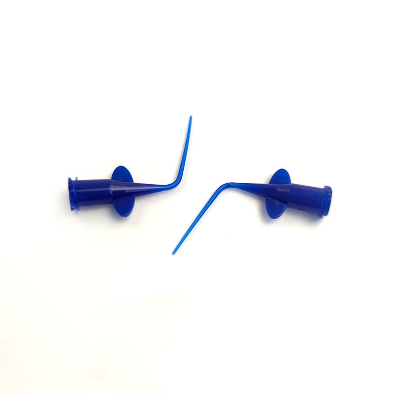 LYuen Endo Irrigation Needle Tip 0.25mm Fine Diameter Single-Use Flexible Plastic Dentist Root Canal Therapy Disposable 50pcs