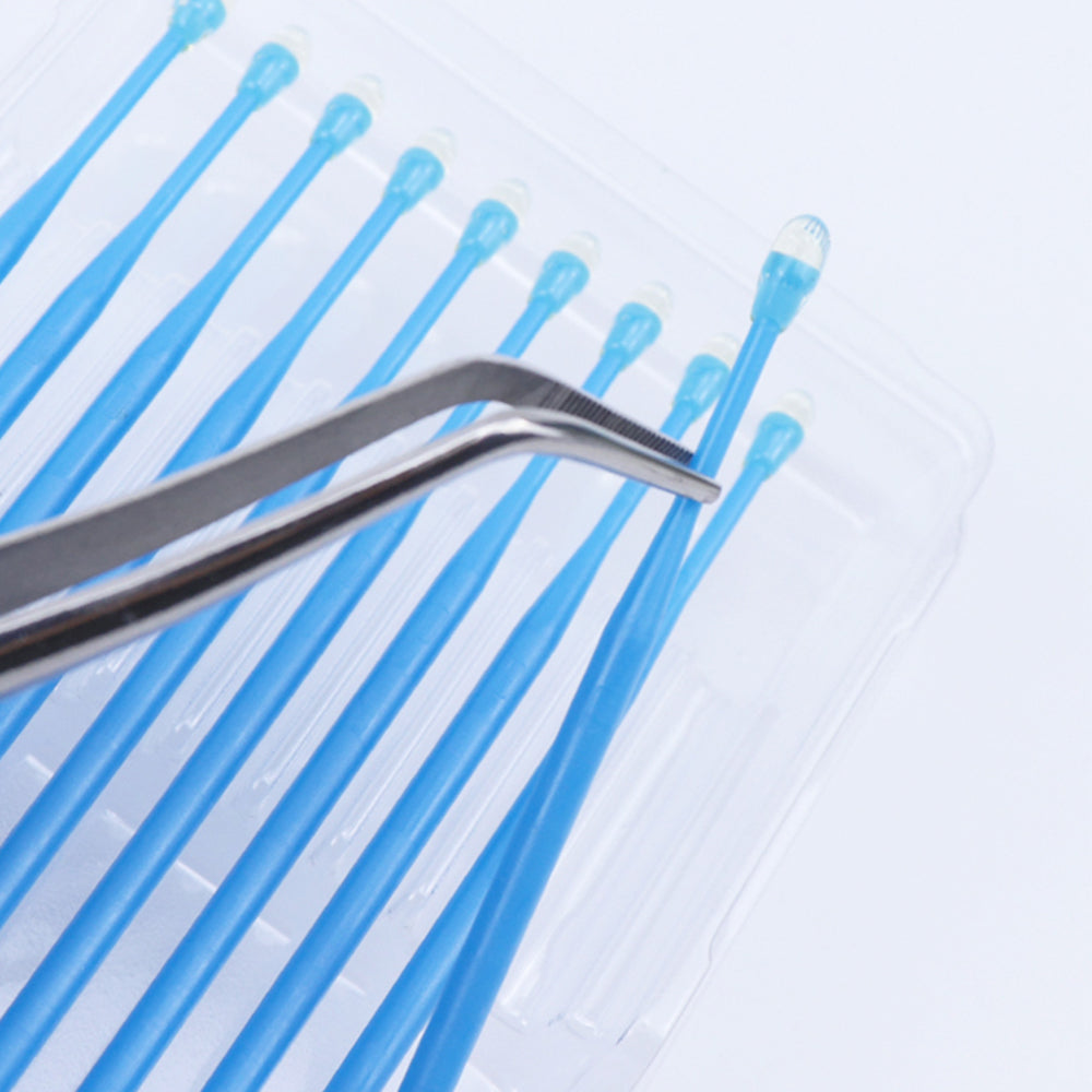 LYuen Disposable Dental Applicator Sticks Adhesive Tip Design Strong Stick Force No Residue Dentist Restoration Operation 20pcs/Box
