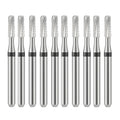LYuen 10pcs FG1957 & FG1958 Tungsten Carbide Burs – Metal Cutting FG 1.6mm for High Speed Handpiece, Tooth Preparation & Crown Removal, Dentistry Tools